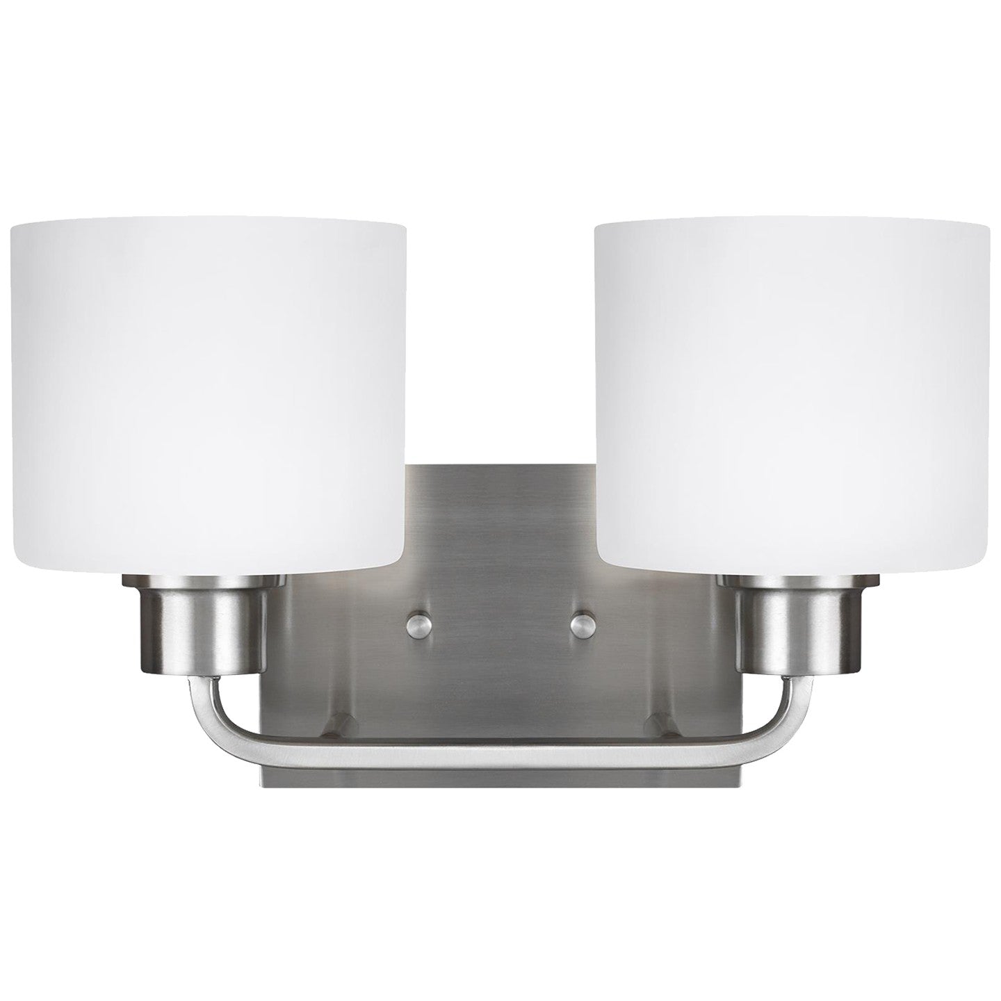 Generation Lighting - 4428802EN3-962 - Two Light Wall / Bath - Canfield - Brushed Nickel