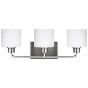 Generation Lighting - 4428803EN3-962 - Three Light Wall / Bath - Canfield - Brushed Nickel