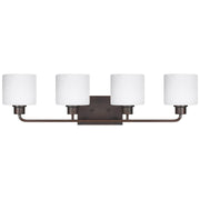 Generation Lighting - 4428804-710 - Four Light Wall / Bath - Canfield - Bronze