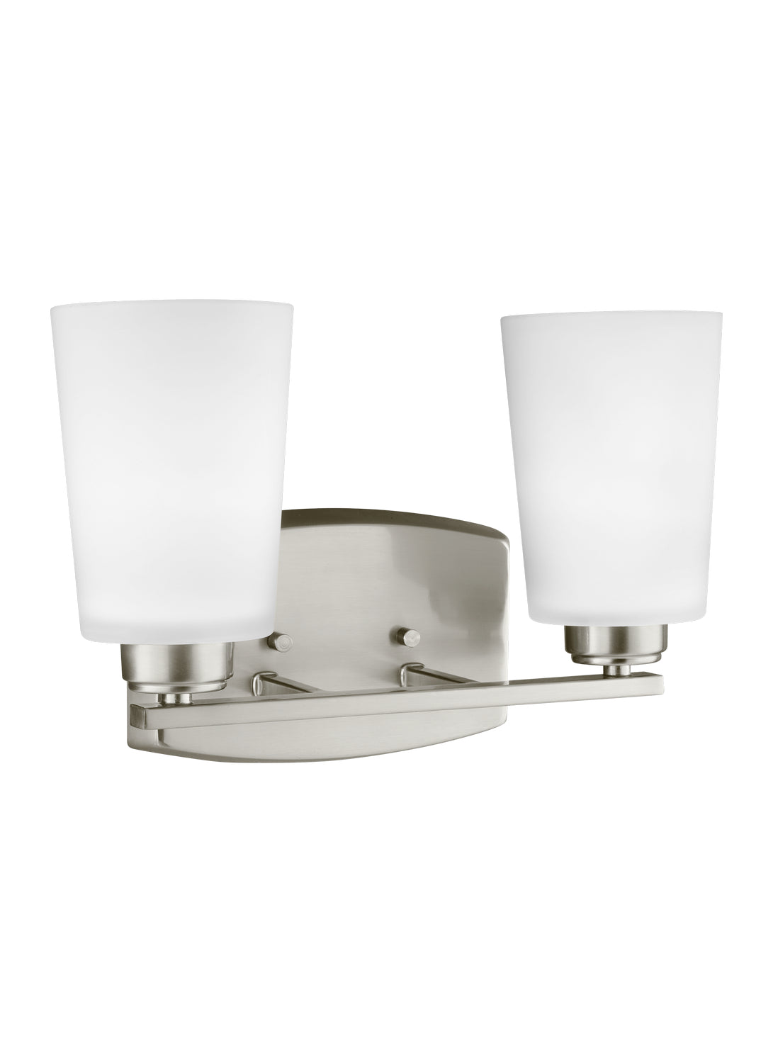 Generation Lighting - 4428902EN3-962 - Two Light Wall / Bath - Franport - Brushed Nickel