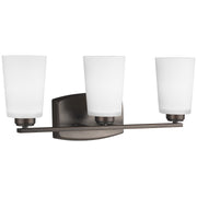 Generation Lighting - 4428903-710 - Three Light Wall / Bath - Franport - Bronze
