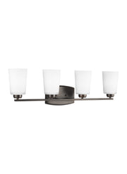 Generation Lighting - 4428904-710 - Four Light Wall / Bath - Franport - Bronze