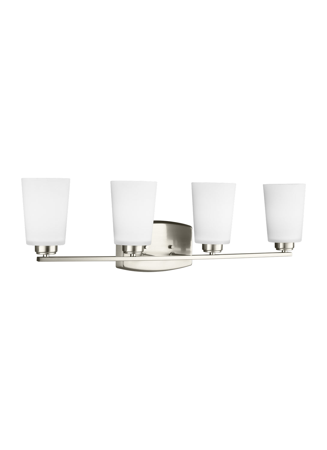 Generation Lighting - 4428904-962 - Four Light Wall / Bath - Franport - Brushed Nickel