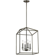 Generation Lighting - 5115004EN-710 - Four Light Hall / Foyer - Perryton - Bronze