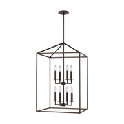Generation Lighting - 5115008EN-710 - Eight Light Hall / Foyer - Perryton - Bronze
