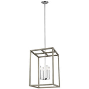 Generation Lighting - 5134504EN-872 - Four Light Hall / Foyer - Moffet Street - Washed Pine