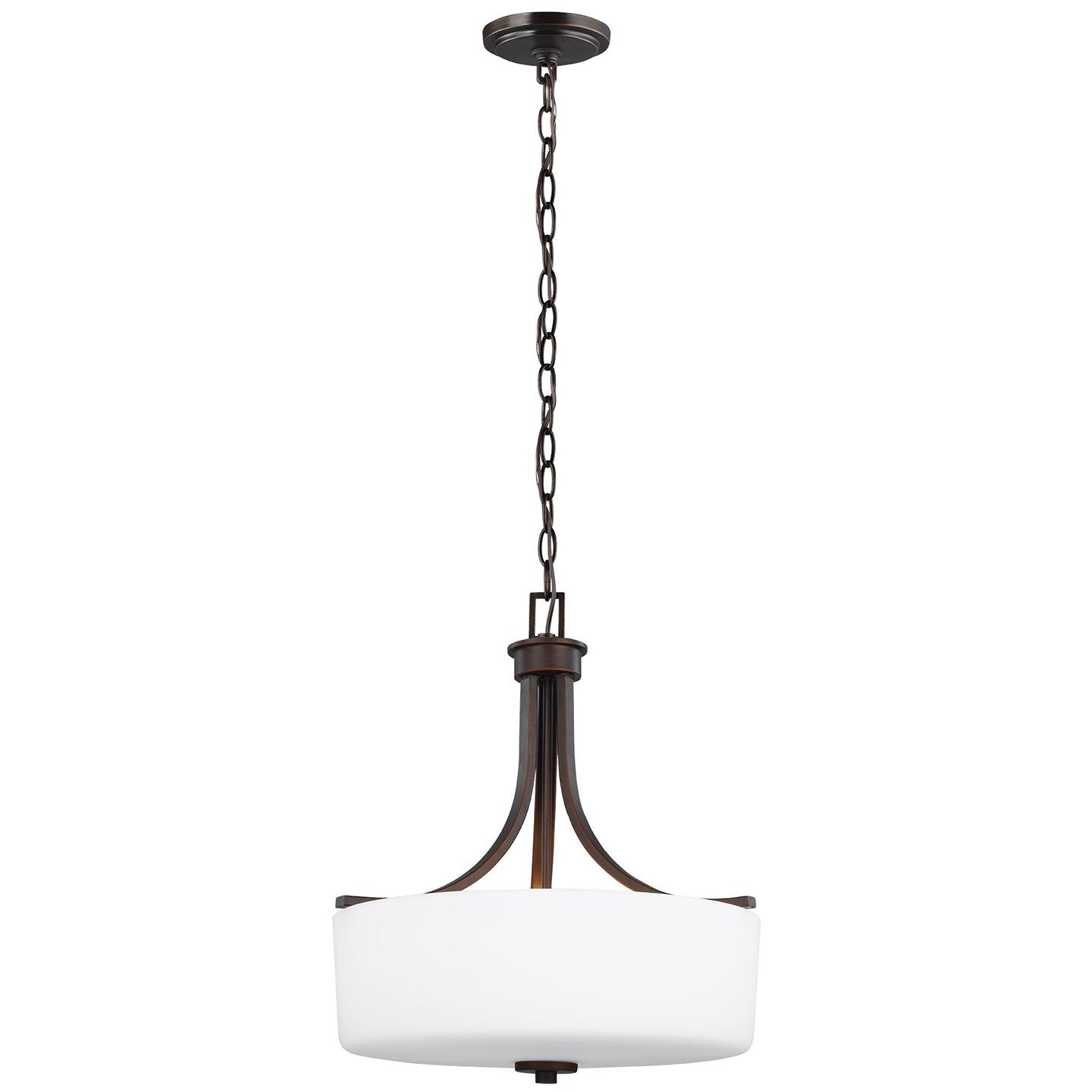 Generation Lighting - 6528803EN3-710 - Three Light Pendant - Canfield - Bronze