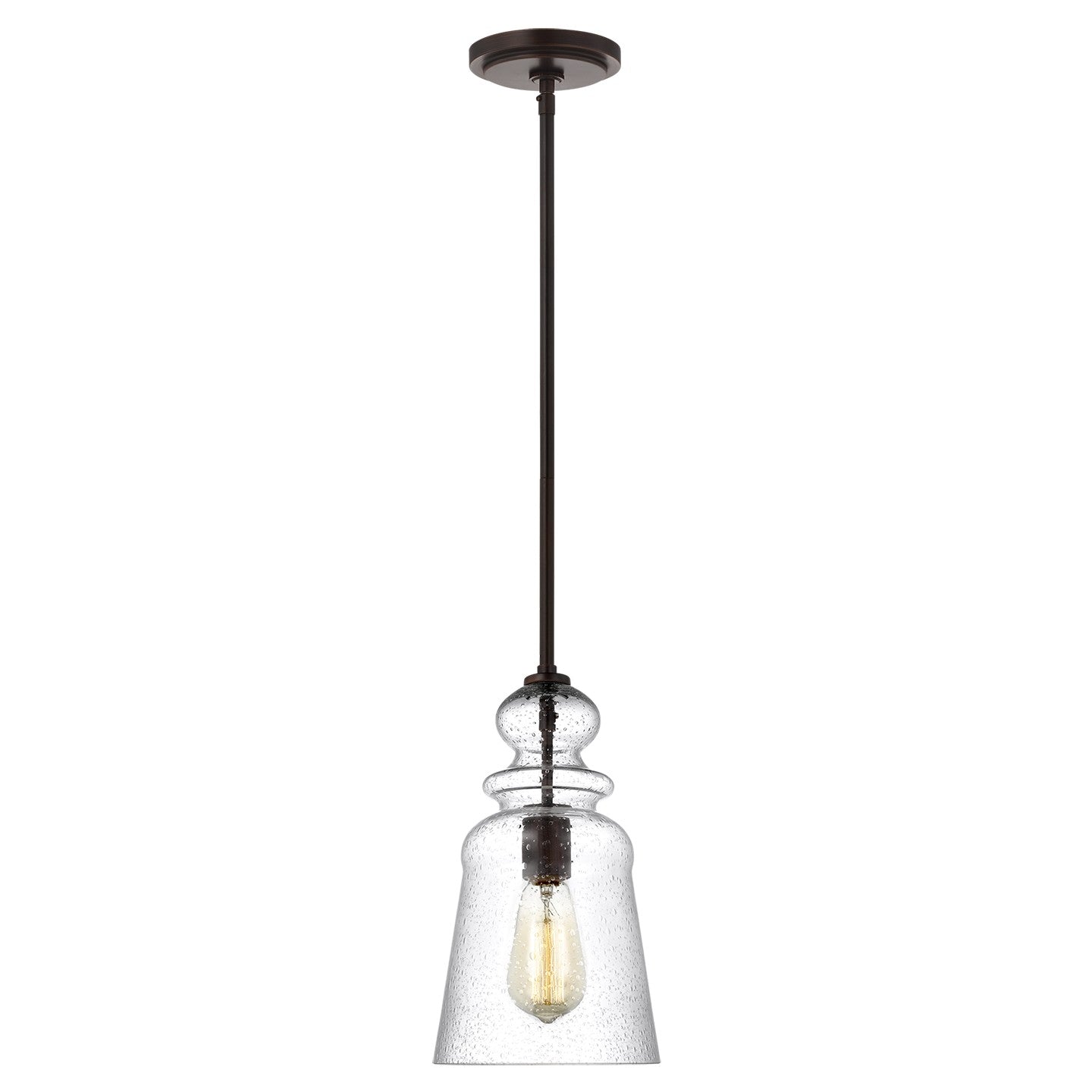 Generation Lighting - 6536901-710 - One Light Pendant - Kea - Bronze