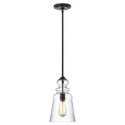 Generation Lighting - 6536901-710 - One Light Pendant - Kea - Bronze