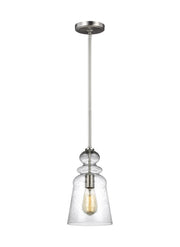 Generation Lighting - 6536901-962 - One Light Pendant - Kea - Brushed Nickel