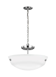 Generation Lighting - 7715202-05 - Two Light Semi-Flush Convertible Pendant - Kerrville - Chrome