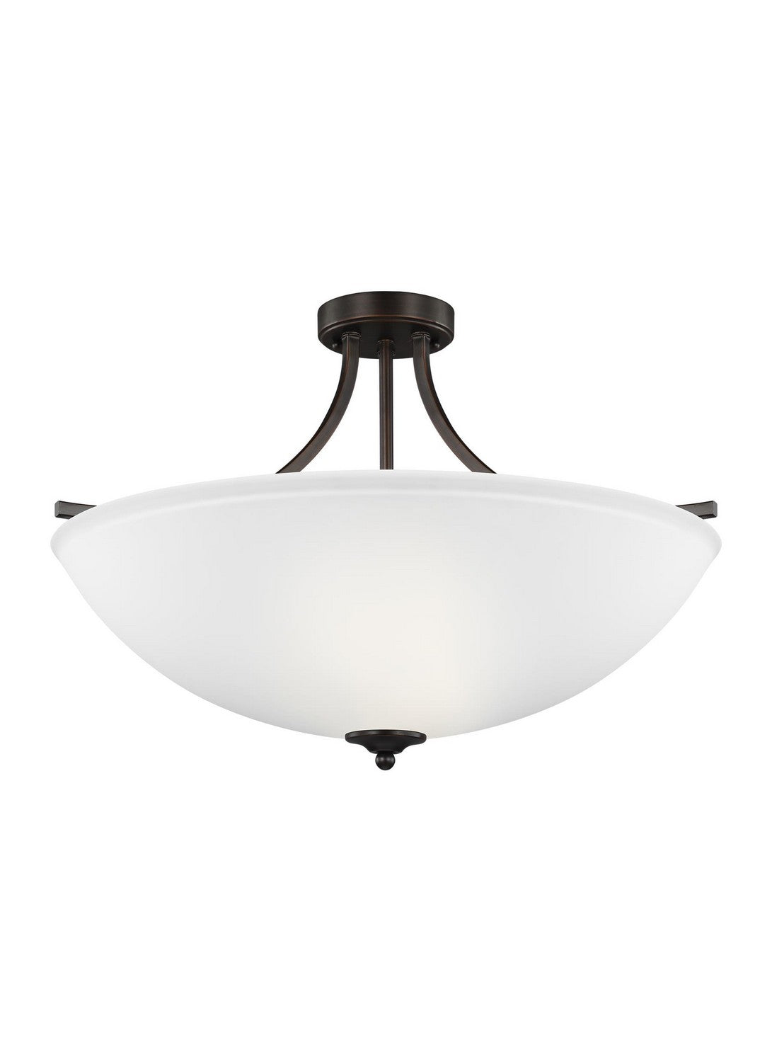 Generation Lighting - 7716504EN3-710 - Four Light Semi-Flush Convertible Pendant - Geary - Bronze