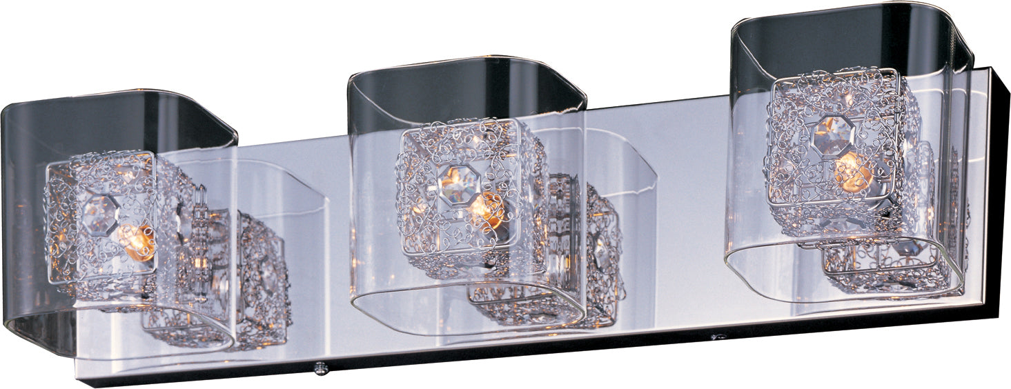 ET2 - E22833-18SVPC - LED Bath Vanity - Gem - Polished Chrome