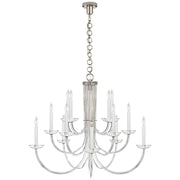 Visual Comfort Signature - ARN 5116PN-CG - 15 Light Chandelier - Wharton - Polished Nickel