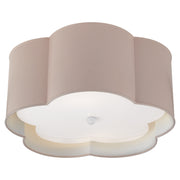 Visual Comfort Signature - KS 4117PNK/WHT-FA - Two Light Flush Mount - Bryce - Pink and White