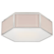 Visual Comfort Signature - KS 4120BLS/PN-FG - Two Light Flush Mount - Bradford - Blush and Polished Nickel