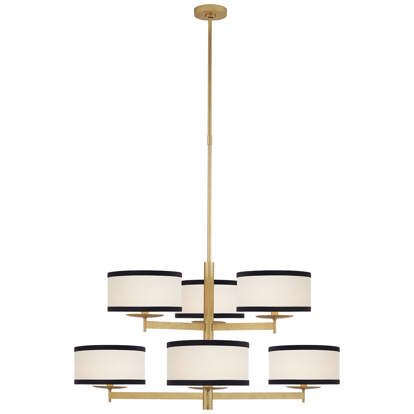 Visual Comfort Signature - KS 5070G-L/BL - Six Light Chandelier - Walker - Gild