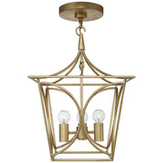 Visual Comfort Signature - KS 5143G - Four Light Mini Lantern - Cavanagh - Gild