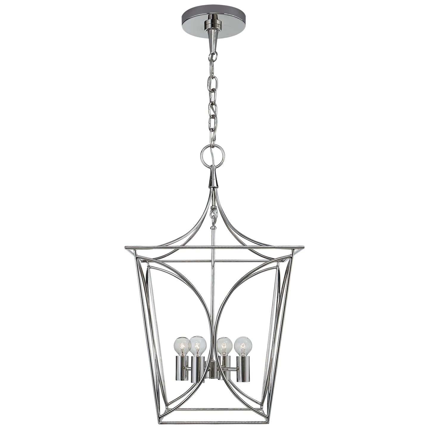 Visual Comfort Signature - KS 5144PN - Four Light Lantern - Cavanagh - Polished Nickel