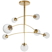 Visual Comfort Signature - KS 5404SB-CG - Seven Light Chandelier - Prescott - Soft Brass