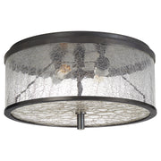 Visual Comfort Signature - KW 4202BZ-CRG - Two Light Flush Mount - Liaison - Bronze