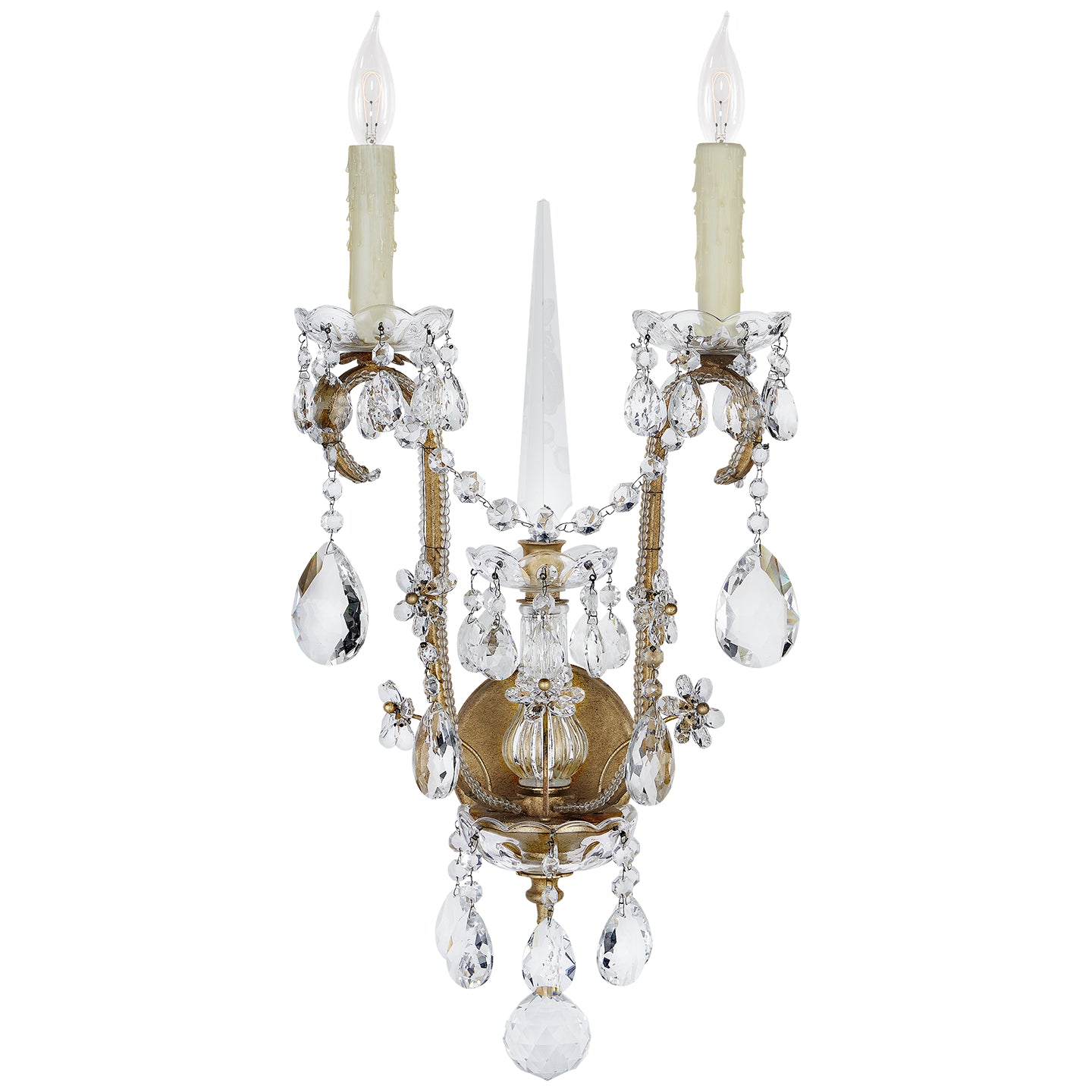 Ralph Lauren - RL 2280GI-CG - Two Light Wall Sconce - Alessandra - Gilded Iron