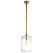 Ralph Lauren - RL 5220NB-CG - One Light Pendant - Barrett - Natural Brass