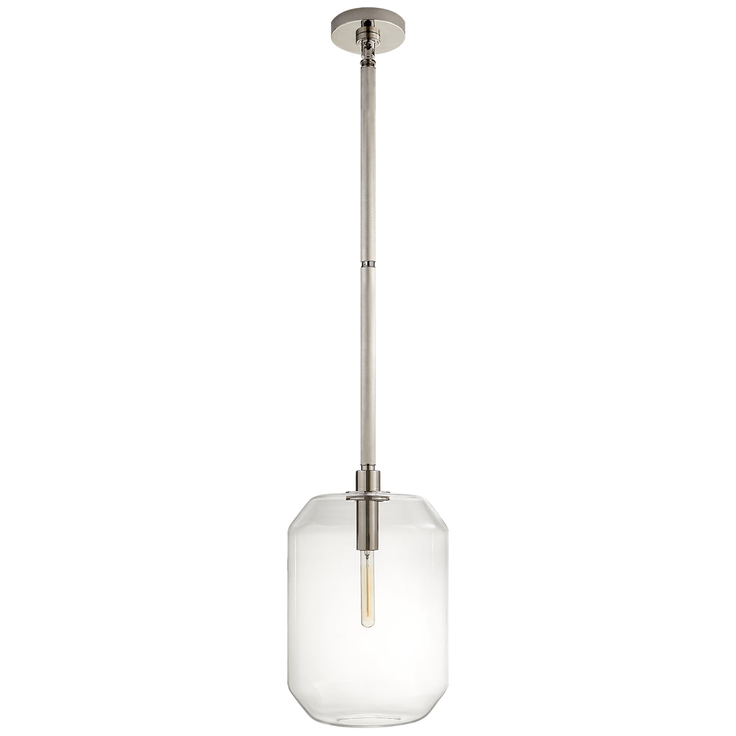 Ralph Lauren - RL 5220PN-CG - One Light Pendant - Barrett - Polished Nickel