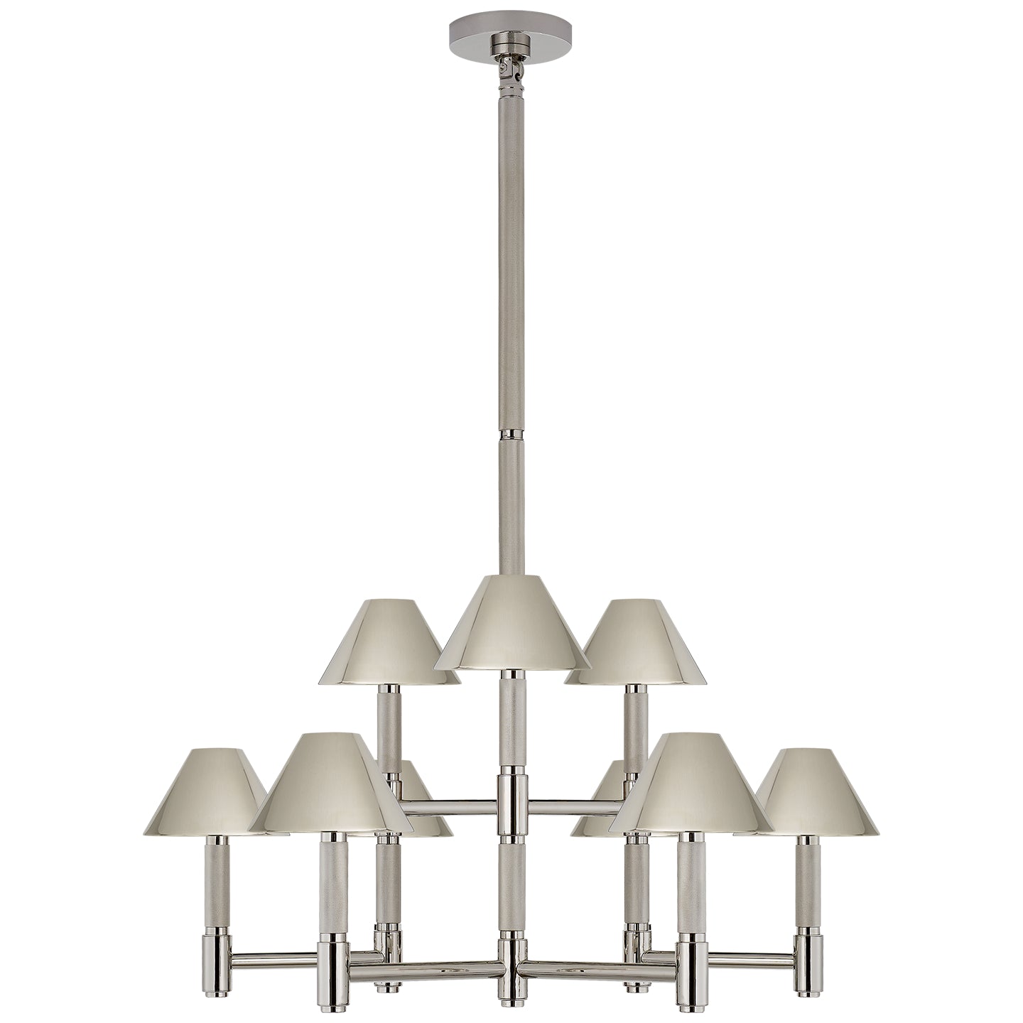Ralph Lauren - RL 5224PN-PN - Nine Light Chandelier - Barrett - Polished Nickel
