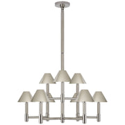 Ralph Lauren - RL 5224PN-PN - Nine Light Chandelier - Barrett - Polished Nickel