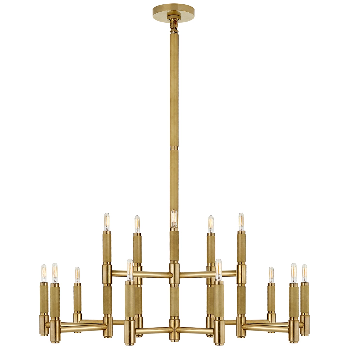 Ralph Lauren - RL 5225NB - 15 Light Chandelier - Barrett - Natural Brass