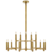 Ralph Lauren - RL 5225NB - 15 Light Chandelier - Barrett - Natural Brass