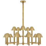 Ralph Lauren - RL 5225NB-NB - 15 Light Chandelier - Barrett - Natural Brass