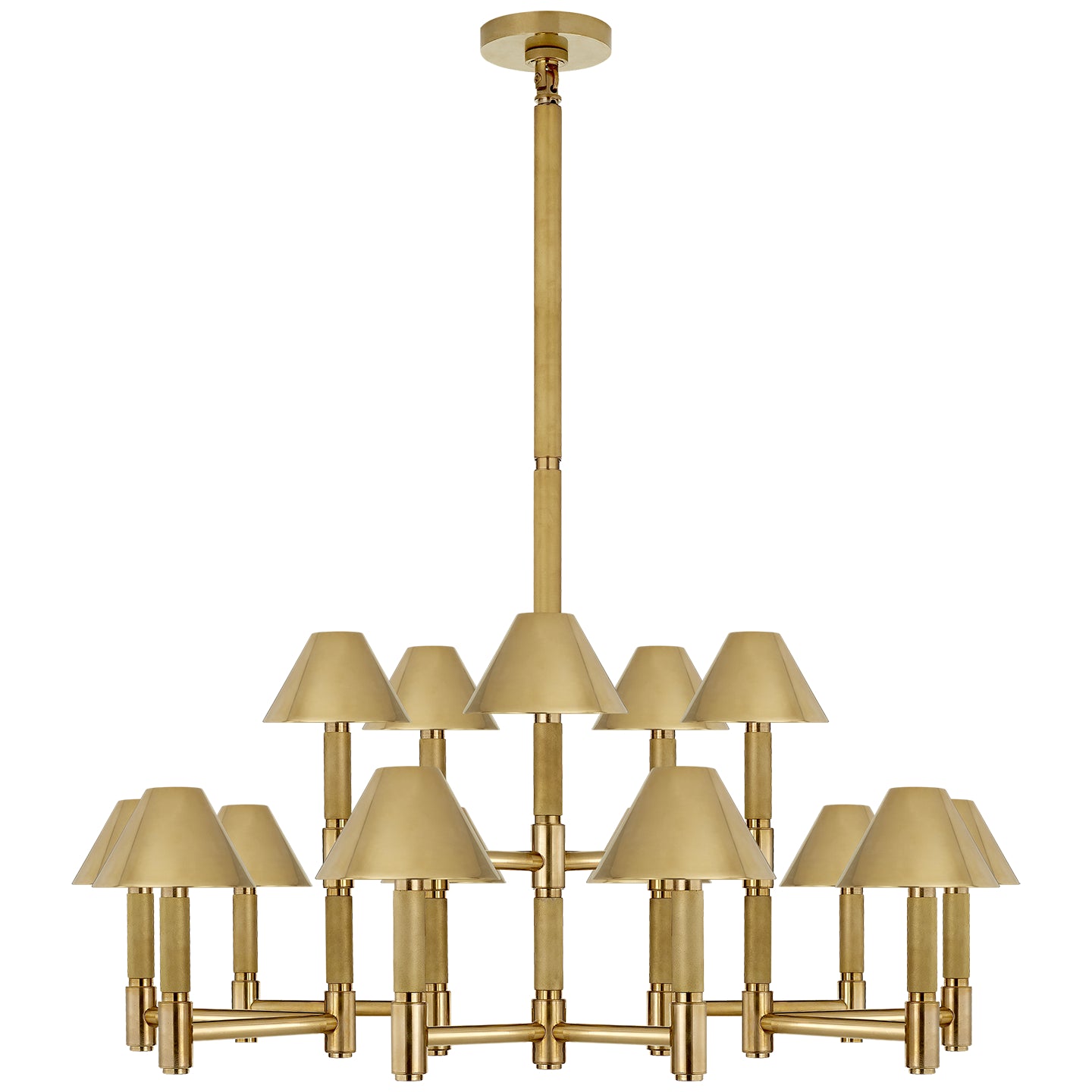 Ralph Lauren - RL 5225NB-NB - 15 Light Chandelier - Barrett - Natural Brass