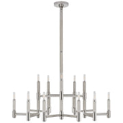 Ralph Lauren - RL 5225PN - 15 Light Chandelier - Barrett - Polished Nickel