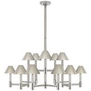 Ralph Lauren - RL 5225PN-PN - 15 Light Chandelier - Barrett - Polished Nickel