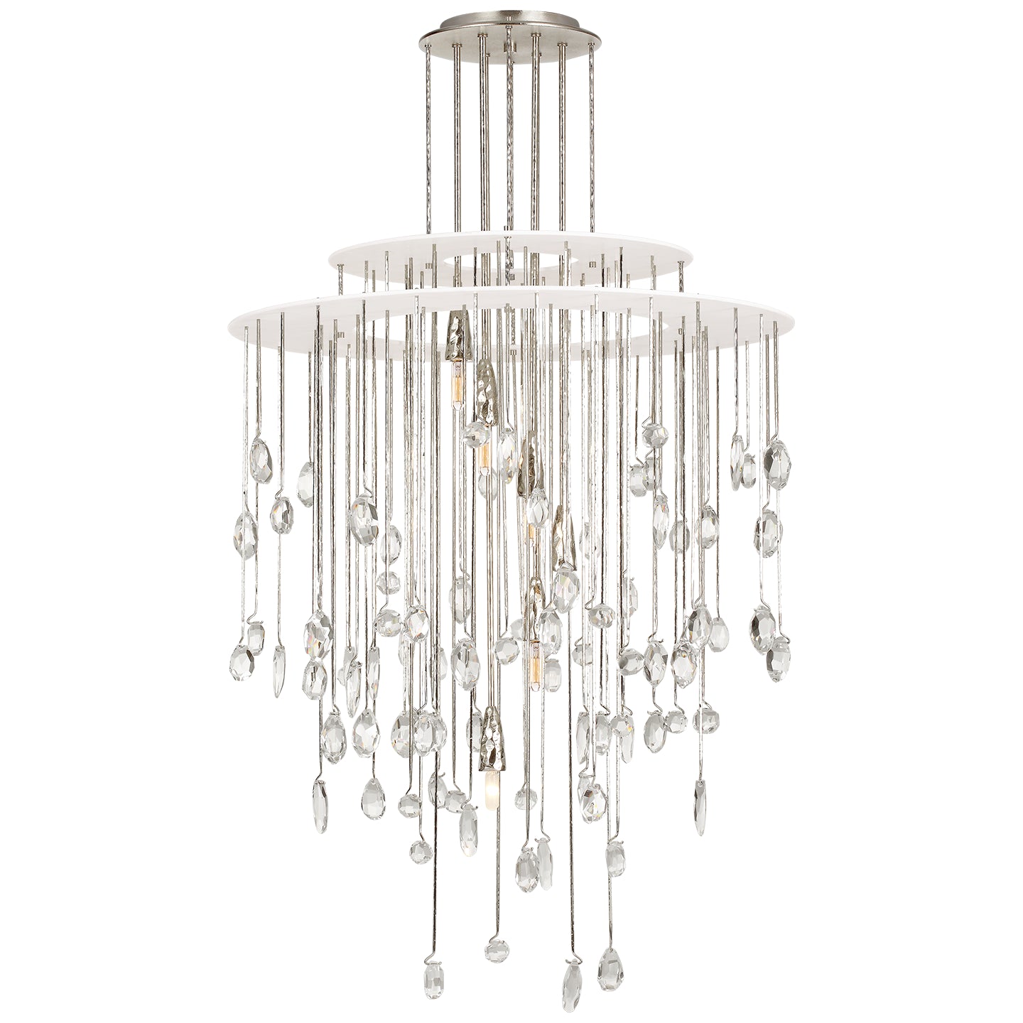 Ralph Lauren - RL 5341PN/PW-CG - Six Light Chandelier - Hailee - Polished Nickel and Plaster White