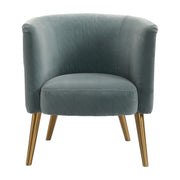 Uttermost - 23480 - Accent Chair - Haider - Antique Brass