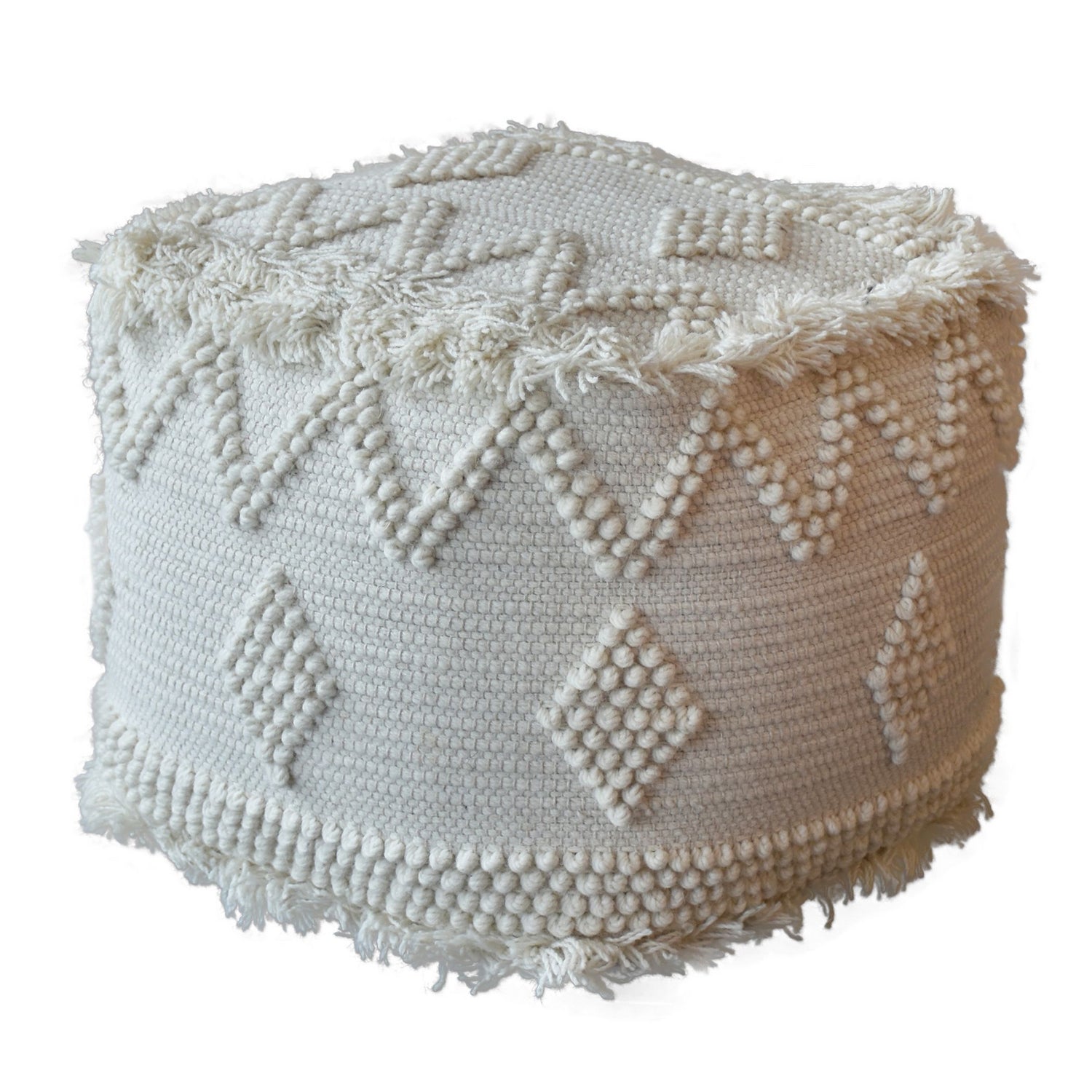 Uttermost - 23965 - Pouf - Uriah - Soft Ivory