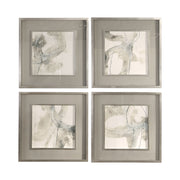 Uttermost - 41583 - Wall Art, S/4 - Divination - Silver Leaf