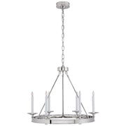 Visual Comfort Signature - CHC 1600PN - Six Light Chandelier - Launceton - Polished Nickel