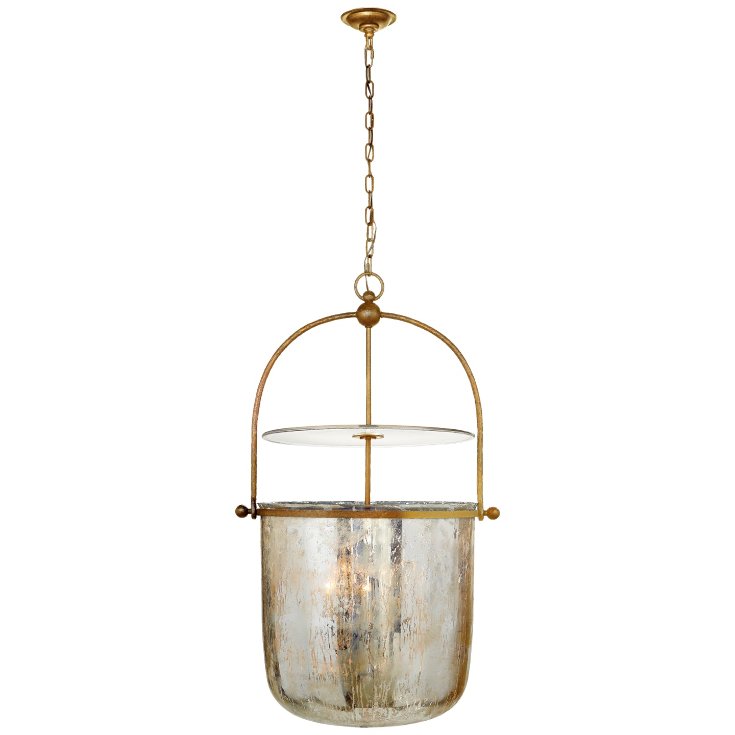 Visual Comfort Signature - CHC 2271GI-MG - Four Light Lantern - Lorford - Gilded Iron