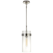 Visual Comfort Signature - S 5673PN-CG - One Light Pendant - Presidio - Polished Nickel