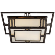 Visual Comfort Signature - TOB 4220AI - Two Light Flush Mount - Enrique - Aged Iron