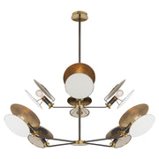 Visual Comfort Signature - TOB 5290BZ/HAB-L - Eight Light Chandelier - Osiris - Bronze and Hand-Rubbed Antique Brass