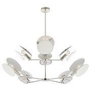 Visual Comfort Signature - TOB 5290PN-L - Eight Light Chandelier - Osiris - Polished Nickel