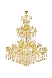 Elegant Lighting - 2803G120G-GS/RC - 84 Light Chandelier - Maria Theresa - Gold