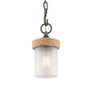 Golden - 1048-M1L GMT-CS - One Light Mini Pendant - Chatham - Gunmetal Bronze