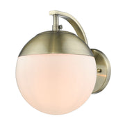 Golden - 3218-1W AB-AB - One Light Wall Sconce - Dixon - Aged Brass