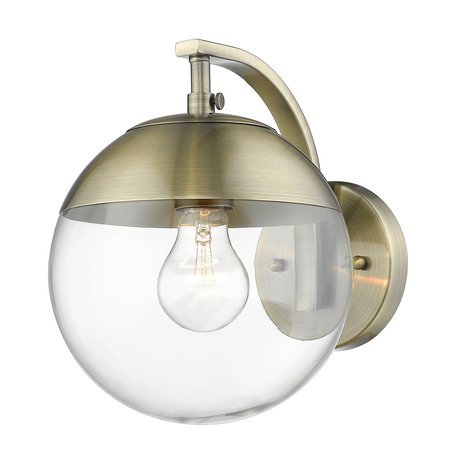 Golden - 3219-1W AB-AB - One Light Wall Sconce - Dixon - Aged Brass